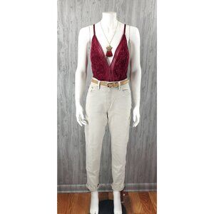 Vintage Levi's 550 Jean tan Khaki High Waist Jean Mom Tapered Leg Relaxed Fit